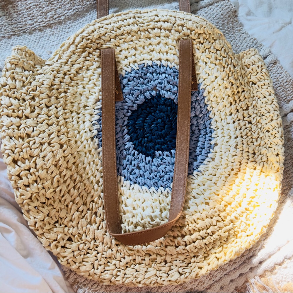 Nazar Boncuk Straw Bag 🧿
